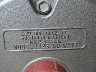 Vintage Electro - Voice 1829 Driver 60 watt and 8HD Diffraction Horn 4