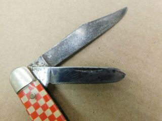 Vintage Purina Kutmaster 3 blade Pocket Knife Utica,  NY 4
