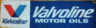 Valvoline Flag Automotive Garage Mancave Racing Motor Oil Vintage Banner 58x17in