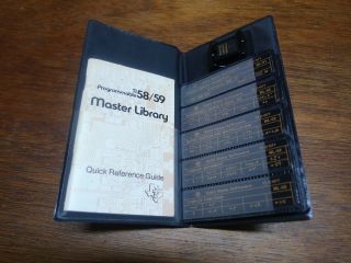 Ti - 59 Master Library Module,  Reference Guide And Cards Perfectly