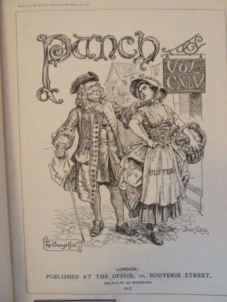 PUNCH or LONDON CHARIVARI VOL: CXLV ILLUSTRATED JULY - DECEMBER 1913 3