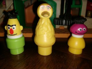 Fisher Price Little People Vintage Sesame Street Clubhouse 937 Big Bird Bert 2
