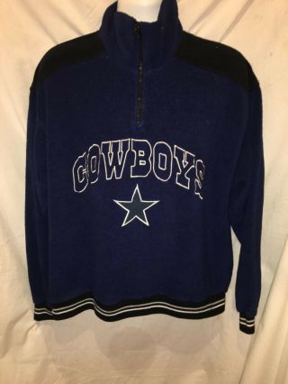 Vintage Dallas Cowboys 1995 Sweater Nfl Football Mens Large L Half Zip