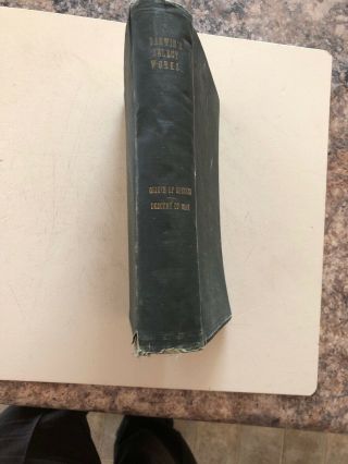 The Origin Of Species & The Descent Of Man by Charles Darwin.  1886 H/C 2
