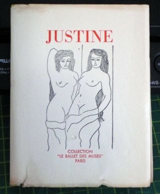 Justine: Marquis De Sade,  Illustrated By Mahlon Blaine,  Circa 1960s Or Earlier