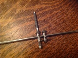 Vintage Brown & Sharpe 845 Beam Compass Trammel layout metalworking tool 3