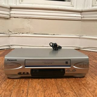 Panasonic Pv - 4524s Vcr Vhs Hifi Stereo 4 Head Omnivision Video Cassette Recorder