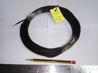 18awg Western Electric Waxed Tinned Solid Copper Cloth Wire 9.  75m (845)