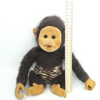 Hosung Baby Monkey plush soft toy doll Chimpanzee chimp Ape Vintage Flawed 2