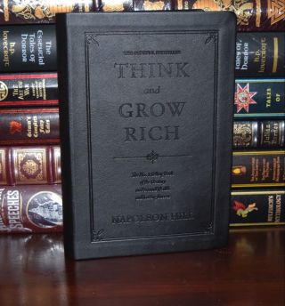Think And Grow Rich By Napoleon Hill Deluxe Soft Leather Bound Gift Edition