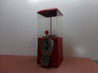 Vintage A,  A Candy Gumball Machine with key 5