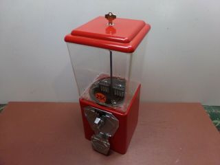 Vintage A,  A Candy Gumball Machine with key 8