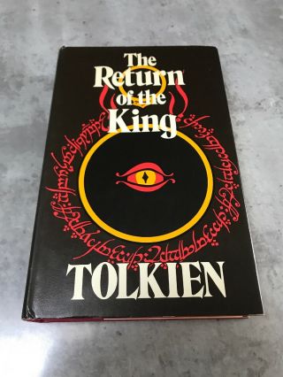 The Return Of The King J R R Tolkien Hardback 1974 & Map