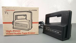 Radio Shack 44 - 233a High - Power Video/audio Tape Eraser