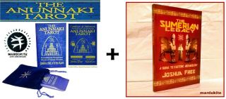 Sumerian Religion Book,  Anunnaki Mesopotamian Babylonian Magic Tarot Cards/book