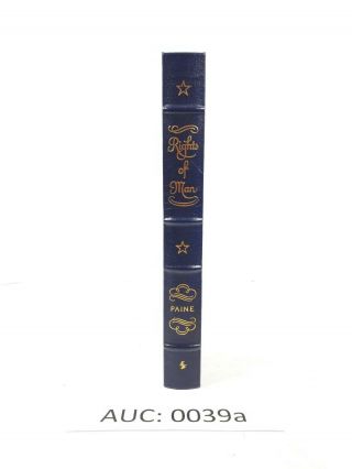 Easton Press: The Rights Of Man,  Thomas Paine,  Leather :39a