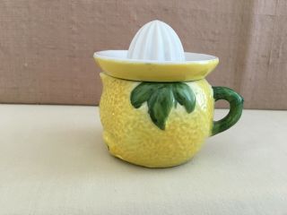 Vintage Porcelain Lemon Squeezer Reamer & Pitcher Germany 4985