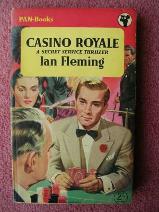 Ian Fleming - Casino Royale - First Uk Paperback Edition 1955 - Pan - With Flaws