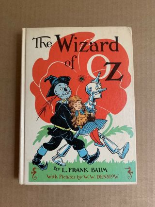 The Wizard Of Oz L Frank Baum W W Denslow Illustrated Hardback Hardbound Hc 1956