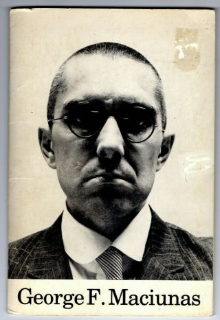 George Maciunas: Birth Of Fluxus 2nd Ed 1981 W/ Fold - Out Poster Contemporary Art