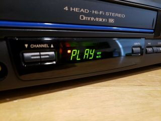 Panasonic Pv - V4611 Vhs/vcr 4 Head Hi - Fi Recorder,  A/v,  Tapes Serviced
