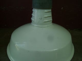 Miller Vintage Porcelain Ceiling Light Fixture 14 1/4 Inch Diameter, 4