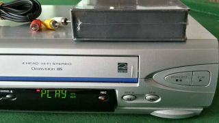 Panasonic VCR PV - V4524S VHS 4 - head HI - FI Silver & QUICK SHIP 3
