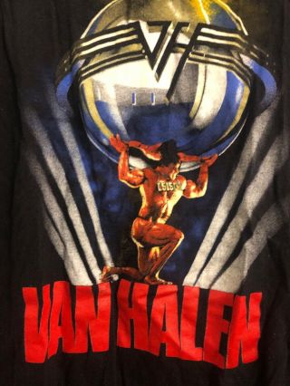 Van Halen Vintage 1986 Concert Tshirt 5150 Tour 2