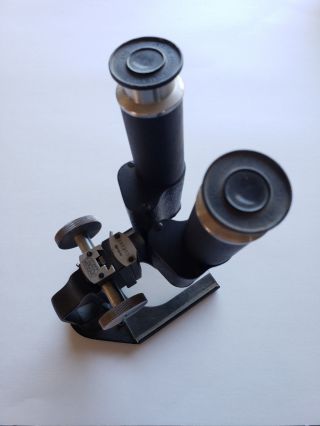 Vintage 1947 Ernst Leitz Wetzlar Stereoscopic Microscope,  Lg