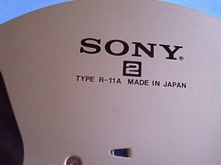 Sony Reel - To - Reel Tape 10.  5 " X 1/4 " W/ Enveloppe & 3m Black Box