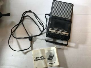 Panasonic Slimline Rq2102 Portable Cassette Player Recorder Tape Read Descrip