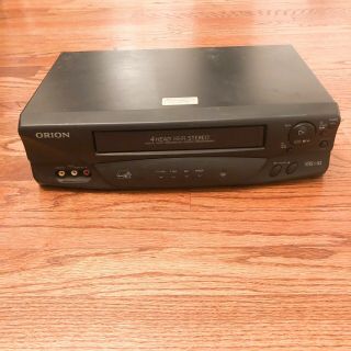 Orion Vr213 Vcr 4 Head Digital Tracking Vhs Player Recorder No Remote