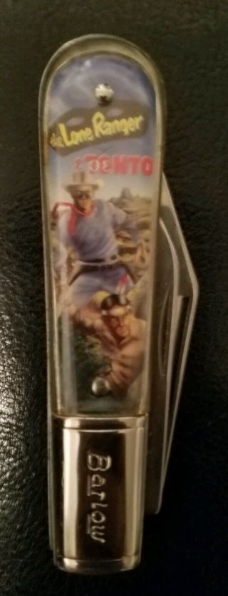 Barlow Vintage Double Sided The Lone Ranger & Tonto Double Blade Pocket Knife