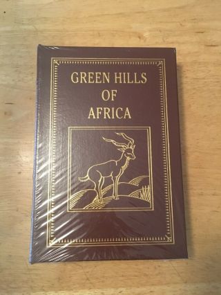 Green Hills Of Africa By Ernest Hemingway,  Easton Press,  Leather