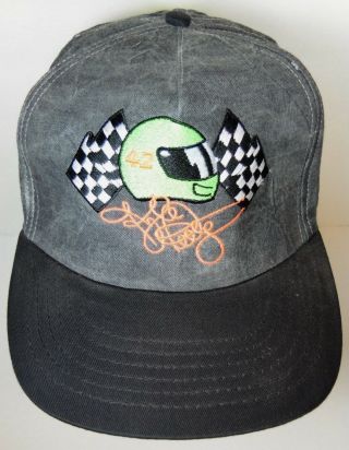Vintage 1990s Kyle Petty 42 Nascar Sprint Cup Advertising Snapback Hat Made Usa