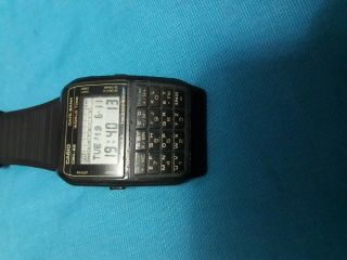 Vintage Casio Dbc - 62 Databank Calculator Watch Is.