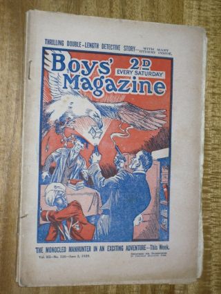 10 Boys Magazines 1926,  1927,  1928 Detective,  Science Fiction And Adventure