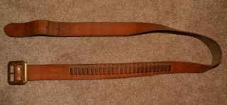 Vintage Hunter Leather.  22 Cal.  Ammo Belt 27 - 125 M