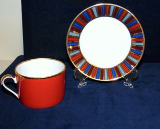 Vintage Fitz & Floyd Ramses Cup And Saucer Set 1977