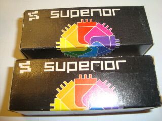 One Matched Pair 6sn7gtb Tubes,  Superior Brand,  - In - Box,  From Former Ussr