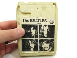 The Beatles White Album Part 2 8 Track Tape 1968 Music Audio Vintage Item