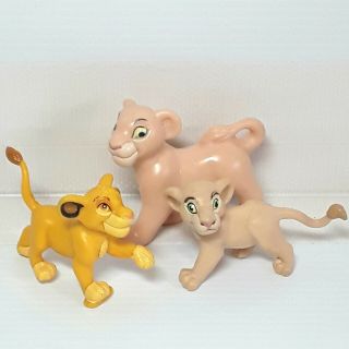 The Lion King Figure Toy Figurine Nala Simba Disney Vintage 1990s Small