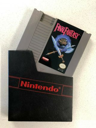 Final Fantasy W/ Numbered Gold Label (1990) Vintage Nes Nintendo Game