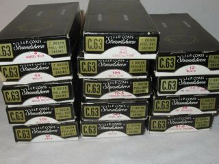 Vintage 183 Skeins 14 Boxes J.  & P.  Coats Rayon Strandsheen Embroidery Thread