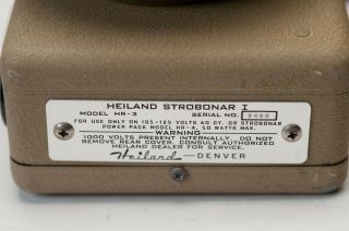 Vintage Heiland Strobonar 1 HR - 3 Head with Box N1587 3