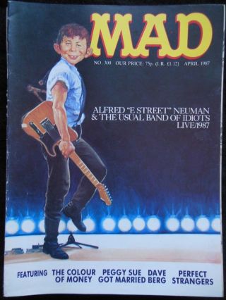 Mad Magazine; Vintage Comic Humour - April 1987 - Satire/parody,  Illustrated