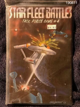 Vintage Star Fleet Battles Task Force Game 4 Unpunched Operational Studies Group