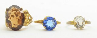 Vintage Jewelry Rings With Gemstones
