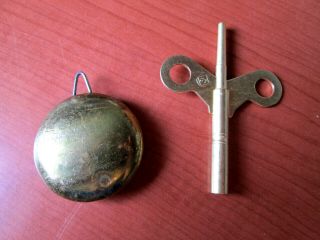 Vintage 1 - 3/4 " Seth Thomas Sonora Pendulum With Key For Mantle Clock (437f)