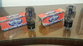 Nos Nib Perfect Balance Closely Matched Pair Raytheon Type 42 Tube